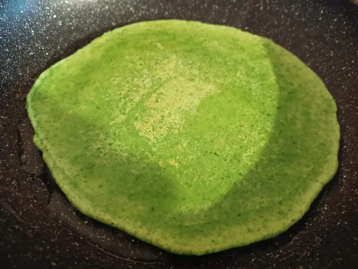 Pfannkuchen mit Spinat - Rezept - Bild Nr. 17059