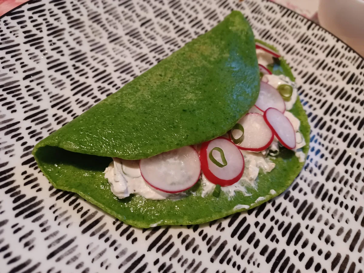 Pfannkuchen mit Spinat - Rezept - Bild Nr. 17060