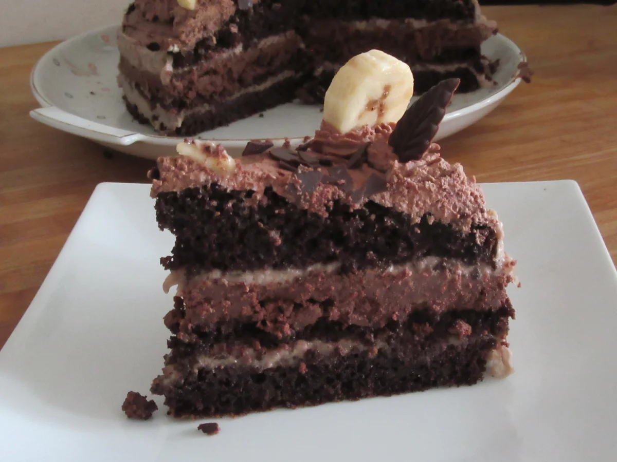 Rezept: Backen: Schoko-Bananen-Torte Bild Nr. 4 Backen: Schoko-Bananen-Torte - Rezept - Bild Nr. 4