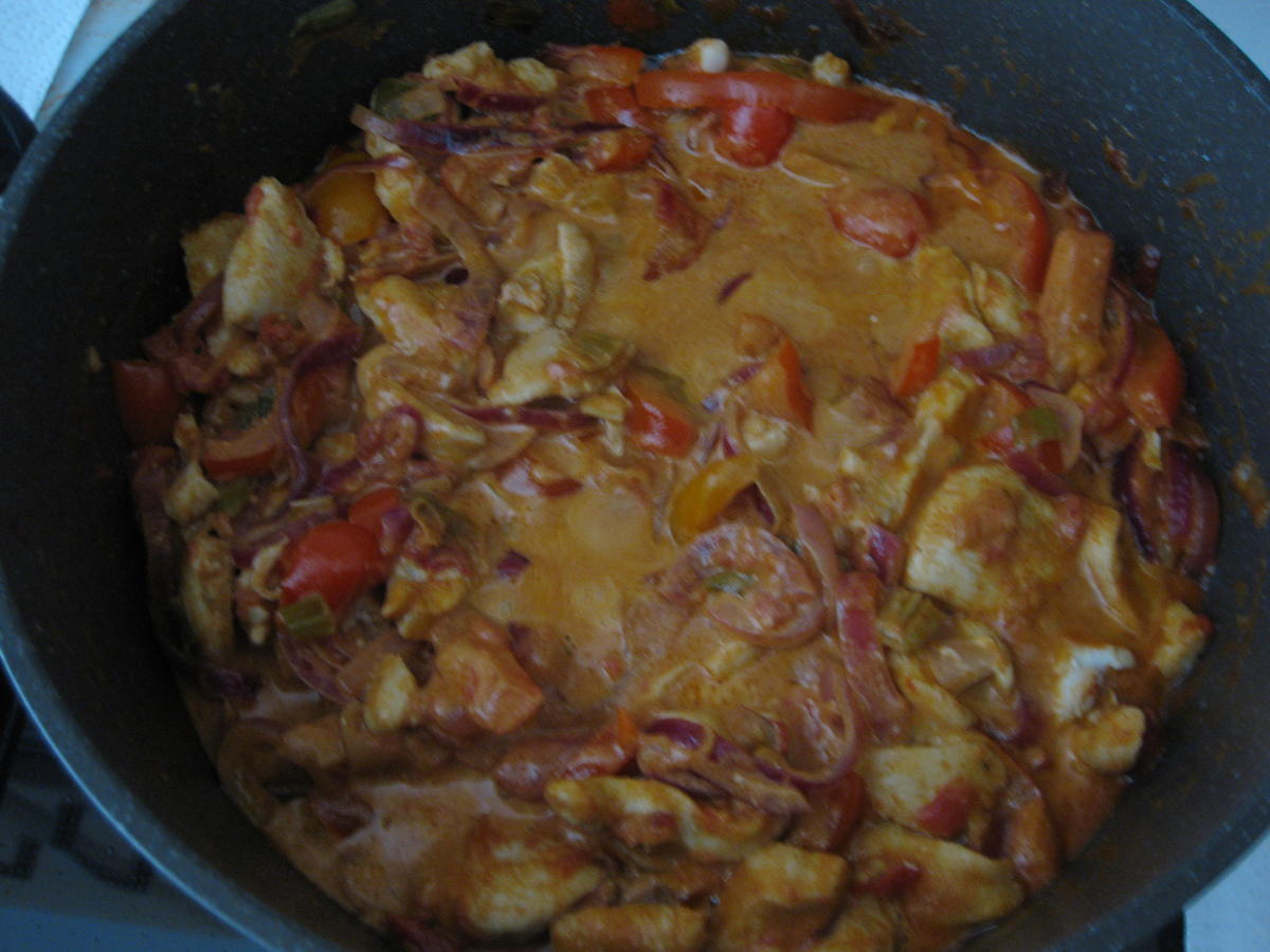 Paprika-Hähnchen-Bowl - Rezept - Bild Nr. 17047