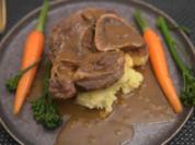 Ossobuco mit Kartoffelstampf und Gemüse - Rezept - Bild Nr. 2