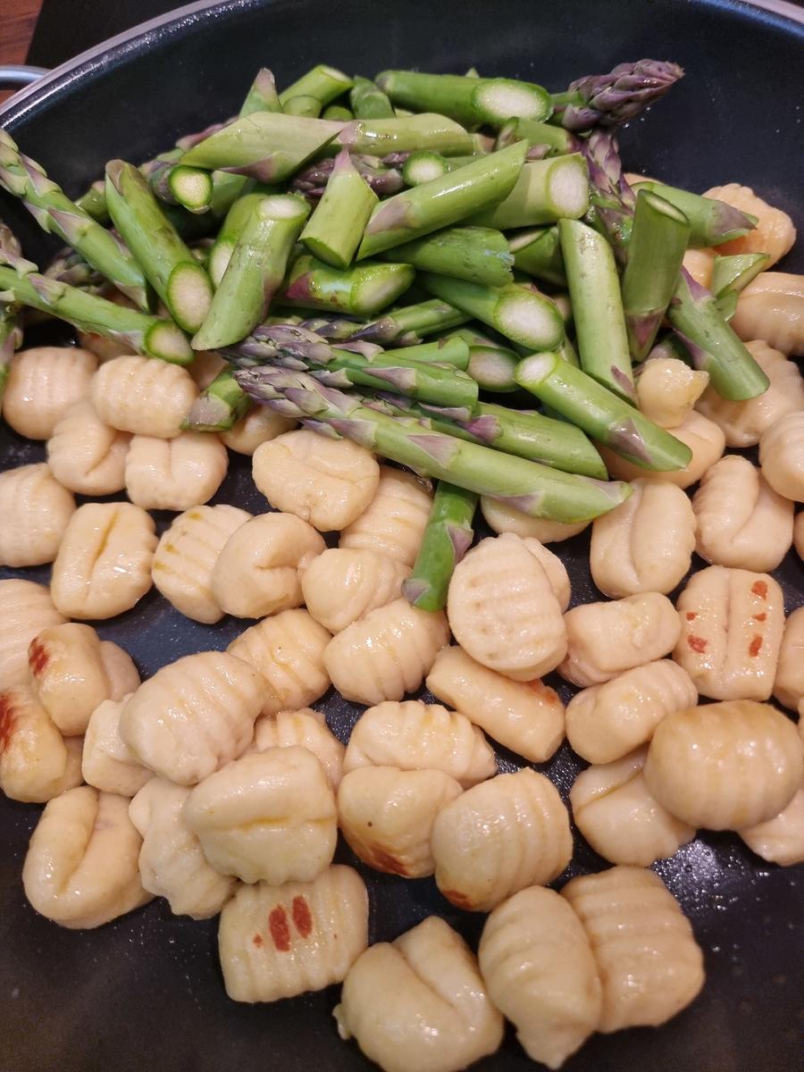 Gnocchi mit grünen Spargel - Rezept - Bild Nr. 17049