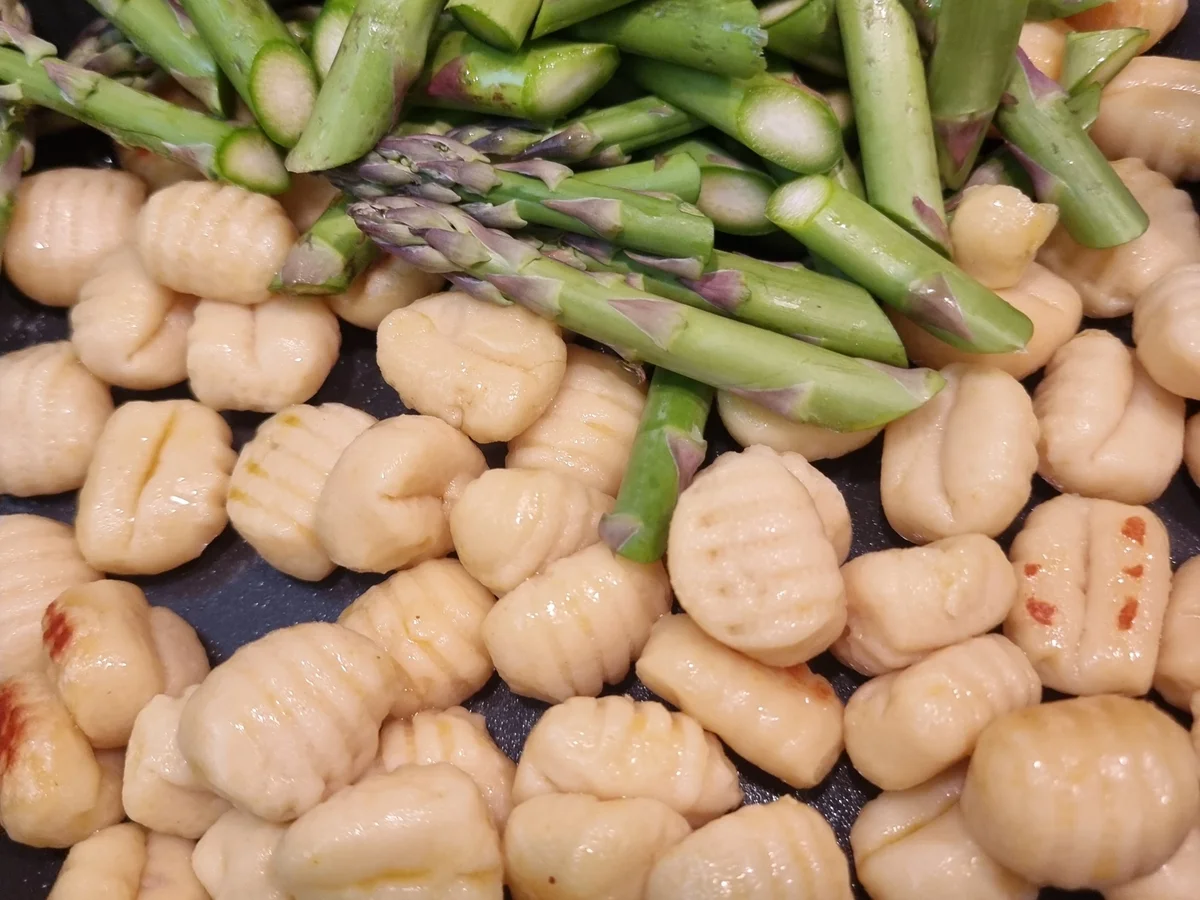 Gnocchi mit grünen Spargel - Rezept - Bild Nr. 17049