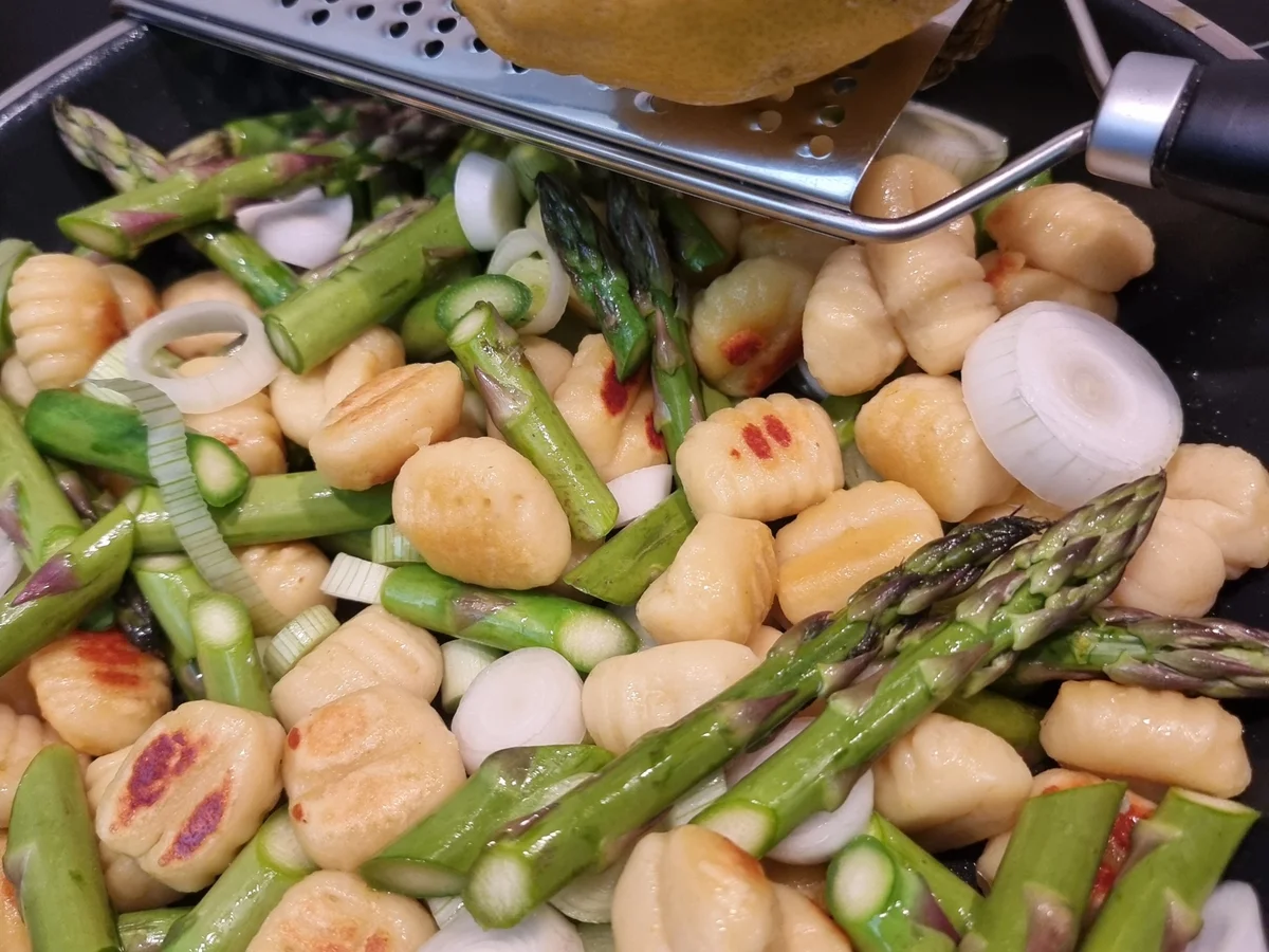Gnocchi mit grünen Spargel - Rezept - Bild Nr. 17051