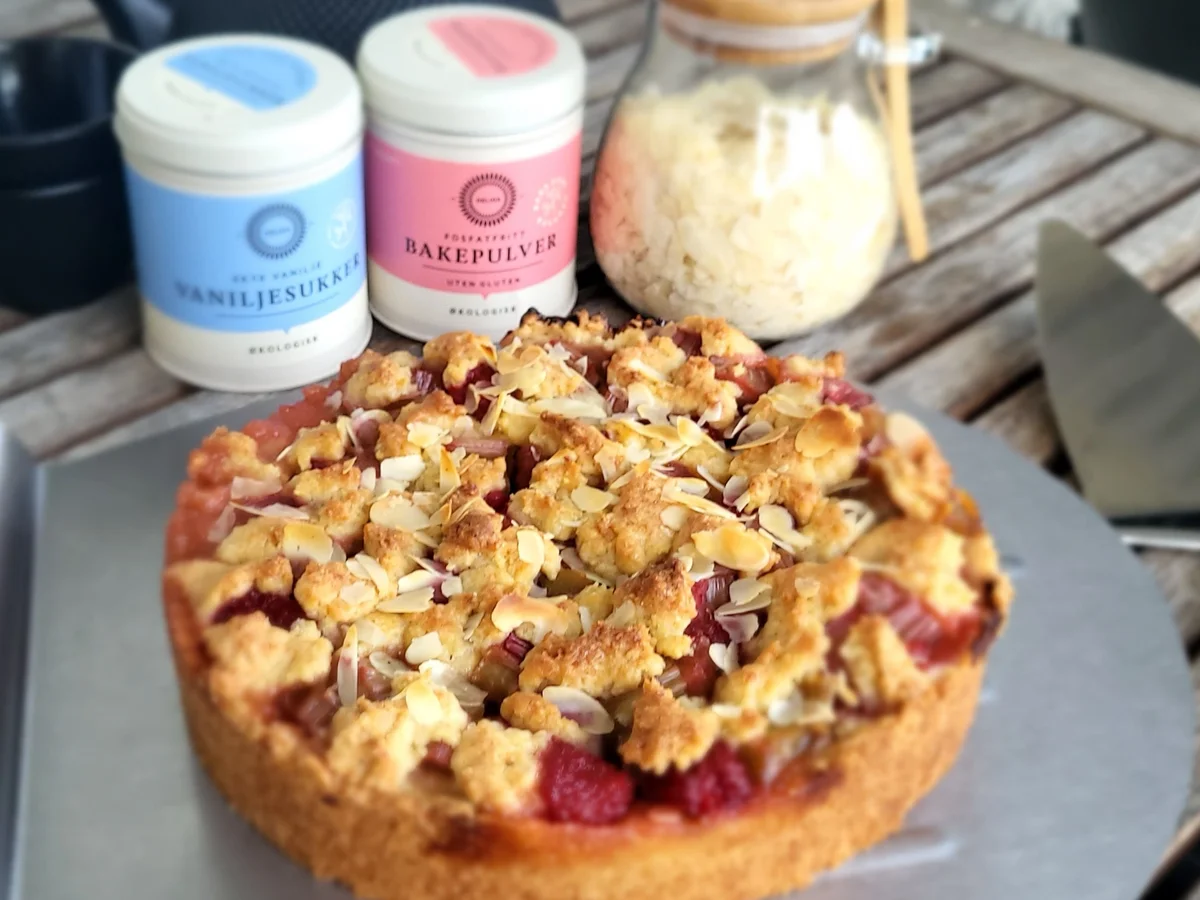 BiNe` S RHABARBER - HIMBEER CRUMBLE KUCHEN - Rezept - Bild Nr. 17054