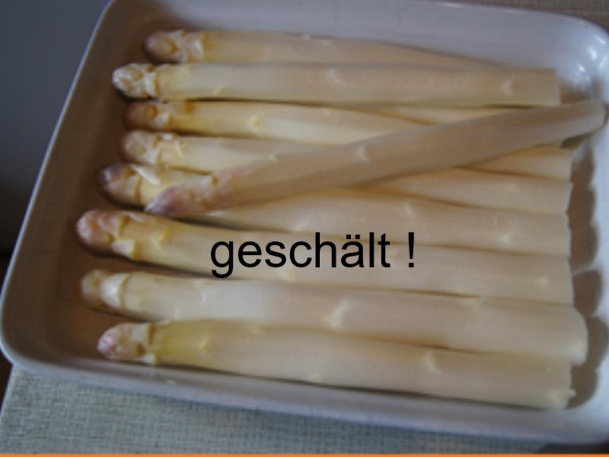 Spargel mit Kräuter-Sauce, Schinken Quartett und Kümmel-Frühkartoffeln - Rezept - Bild Nr. 5