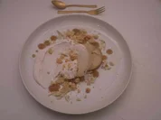 Apfel-Türmchen mit Mandel-Crumble und Kardamom-Creme - Rezept - Bild Nr. 2