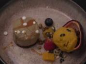 Kürbismousse mit Mangosorbet und Salted Caramel - Rezept - Bild Nr. 2