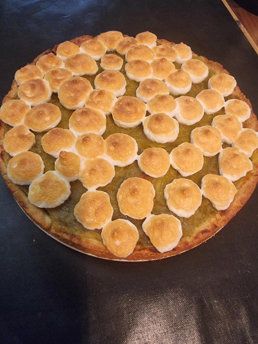 Rhabarber-Baiser-Tarte - Rezept - Bild Nr. 17075