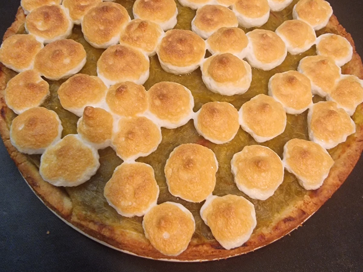 Rhabarber-Baiser-Tarte - Rezept - Bild Nr. 17075