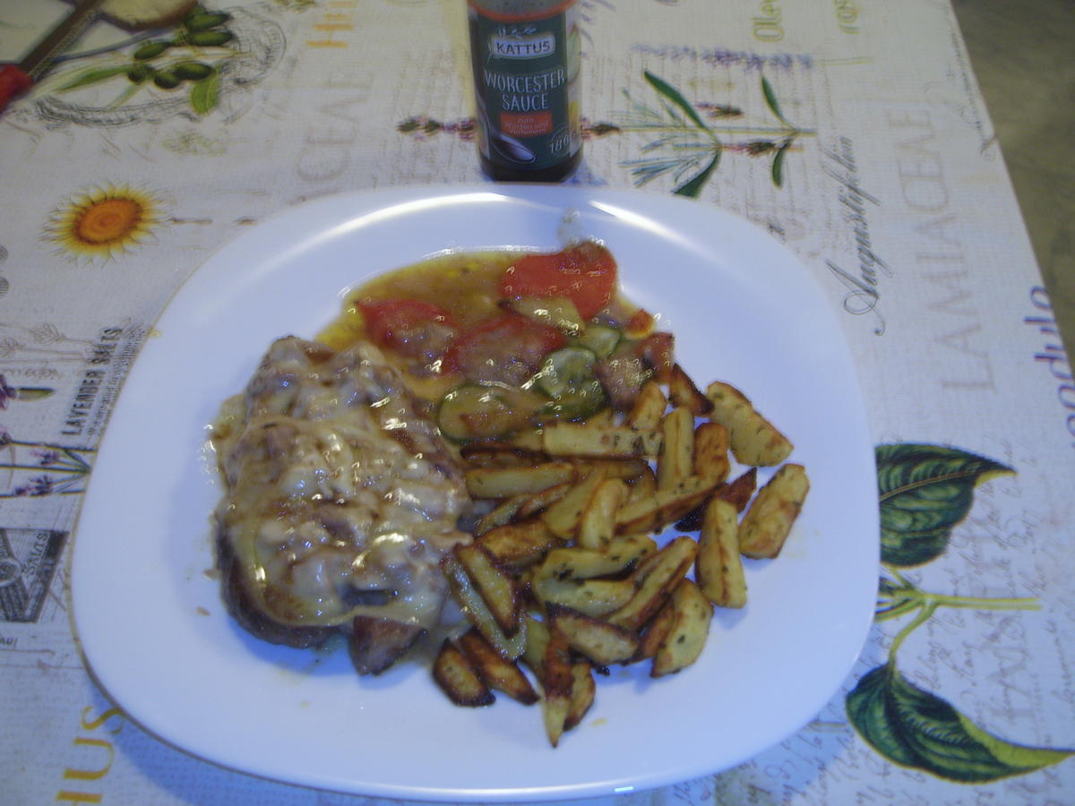 Steak mit Würzfleisch - Rezept - Bild Nr. 17063