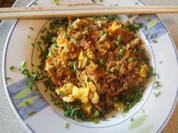Rezept: Gebratener Reis mit 3 Köstlichkeiten Bild Nr. 17063 Gebratener Reis mit 3 Köstlichkeiten - Rezept - Bild Nr. 17063
