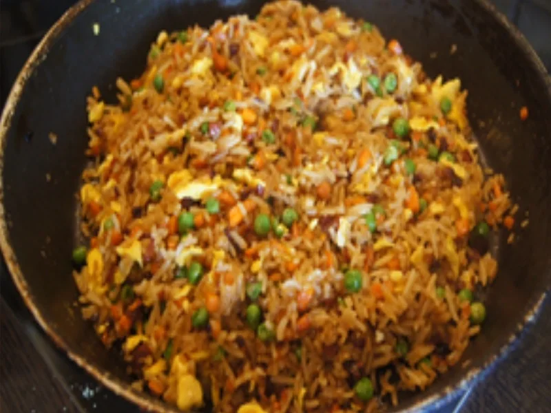 Rezept: Gebratener Reis mit 3 Köstlichkeiten Bild Nr. 17078 Gebratener Reis mit 3 Köstlichkeiten - Rezept - Bild Nr. 17078