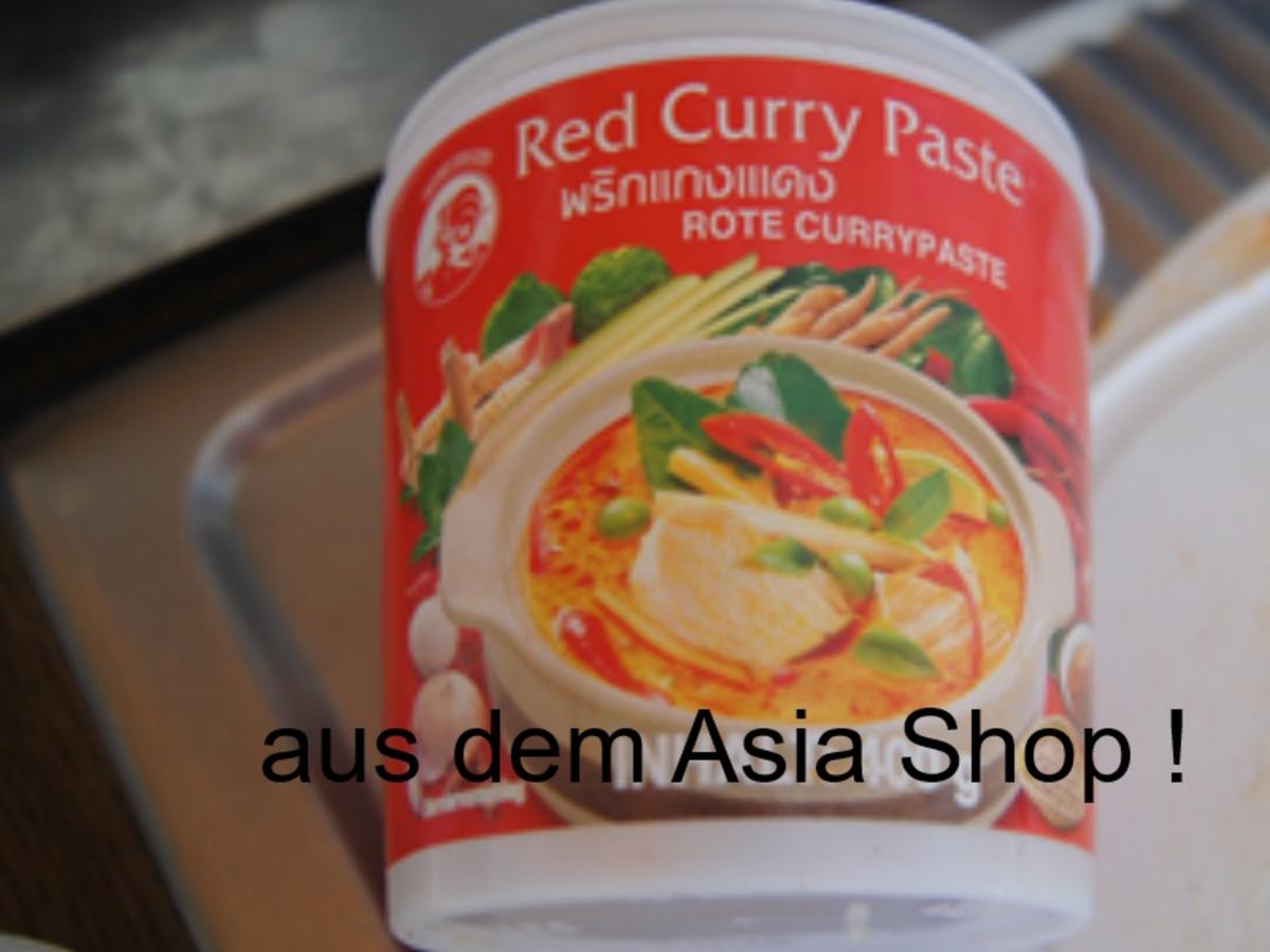 Rotes Thai Curry im-Wok mit Basmatireis - Rezept - Bild Nr. 3