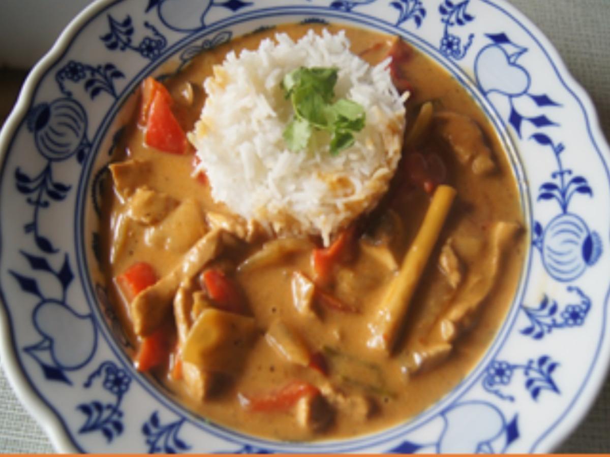 Rotes Thai Curry im-Wok mit Basmatireis - Rezept - Bild Nr. 18