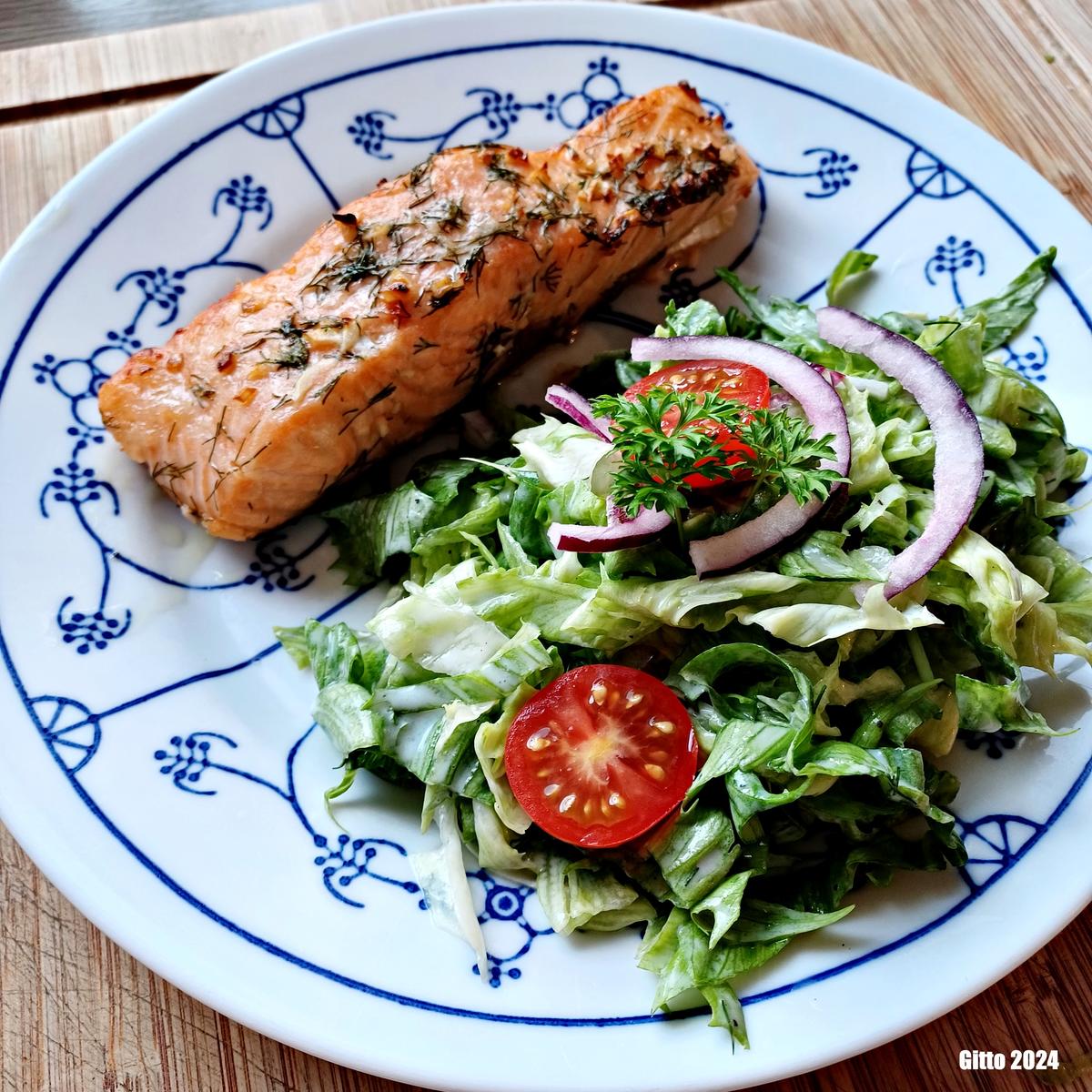 Lachs aus der Heißluftfritteuse - Rezept - Bild Nr. 2