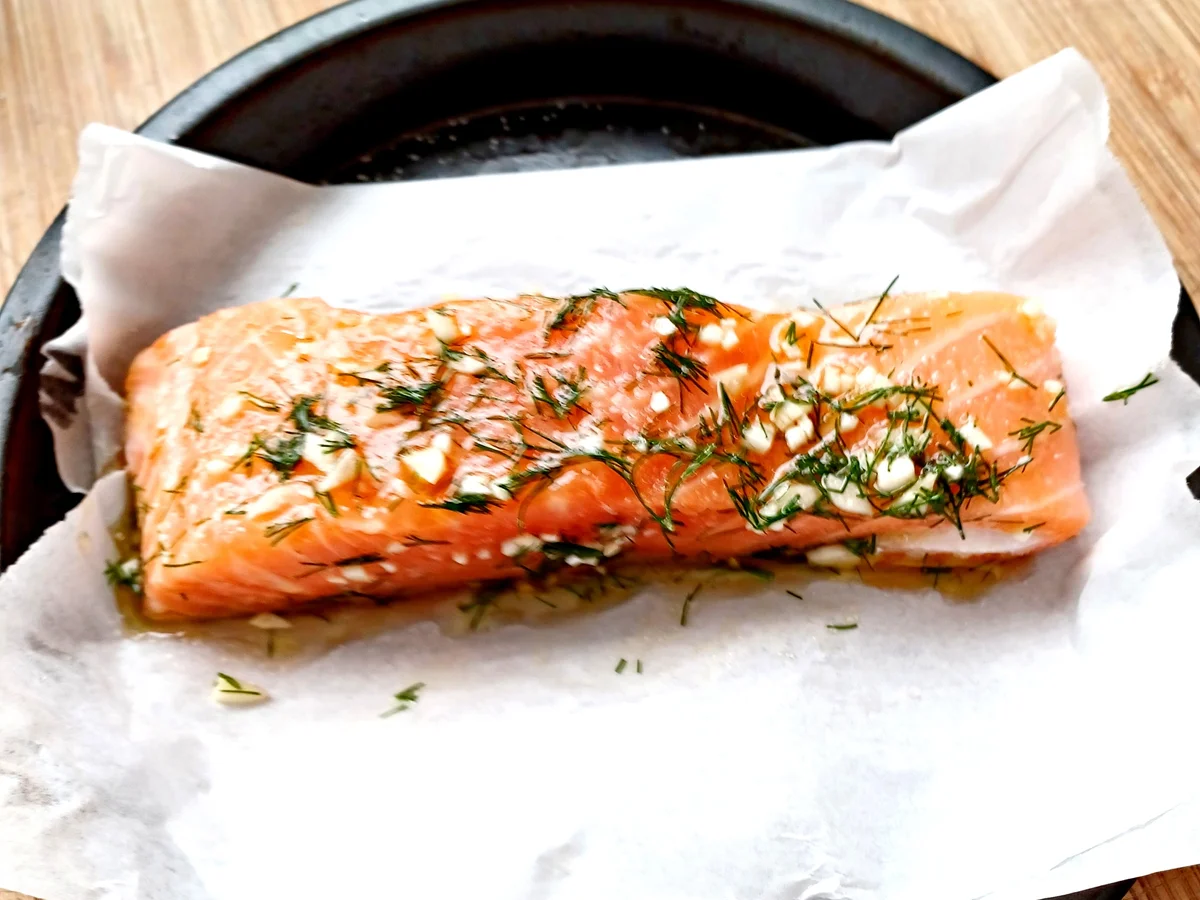 Lachs aus der Heißluftfritteuse - Rezept - Bild Nr. 4