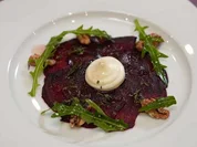 Rote Bete mit Ziegenkäsemousse und Kräuterhonig - Rezept - Bild Nr. 2