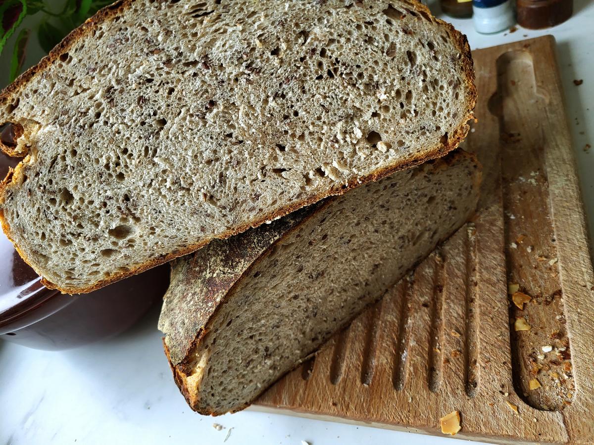 Weizensauerteigbrot mit Roggenschrot - Rezept - Bild Nr. 17067