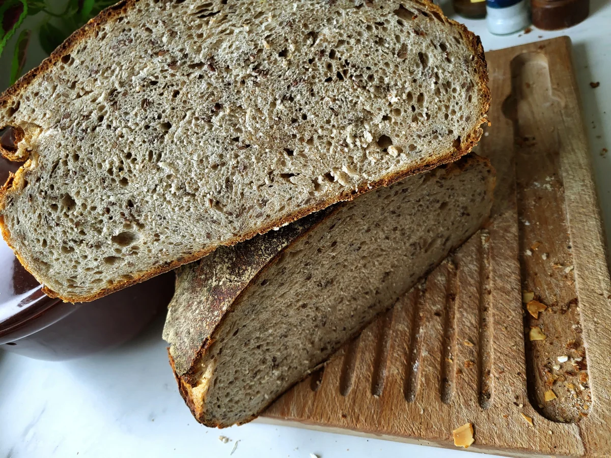 Weizensauerteigbrot mit Roggenschrot - Rezept - Bild Nr. 17067