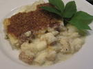 Auflauf: Grießauflauf mit Spargel und Heilbutt - Rezept - Bild Nr. 17063