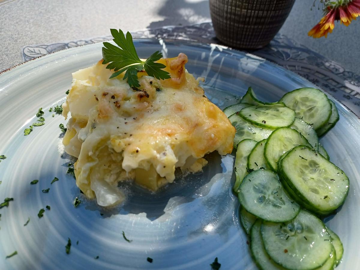 Kartoffelgratin mit Chinakohl - Rezept - Bild Nr. 17064