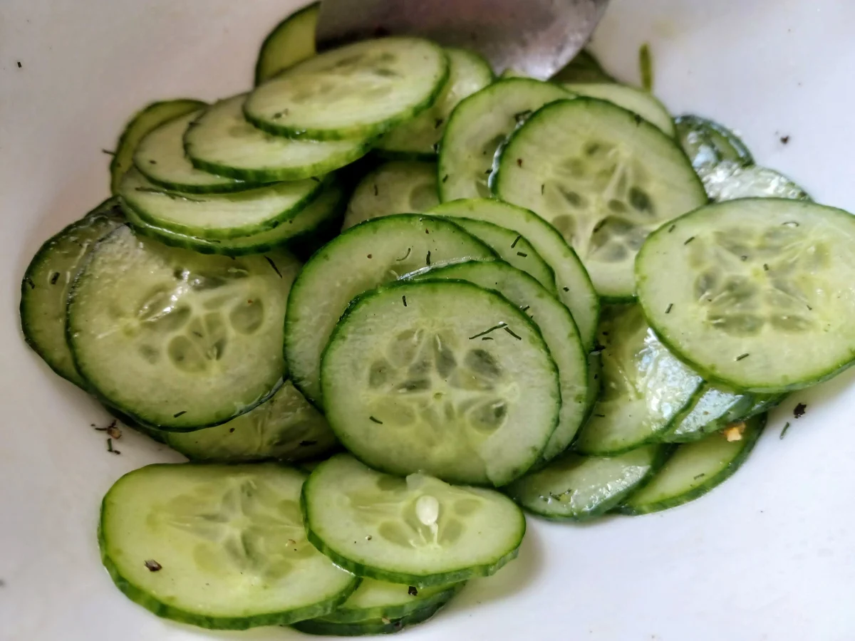 Schneller Gurkensalat - Rezept - Bild Nr. 17065