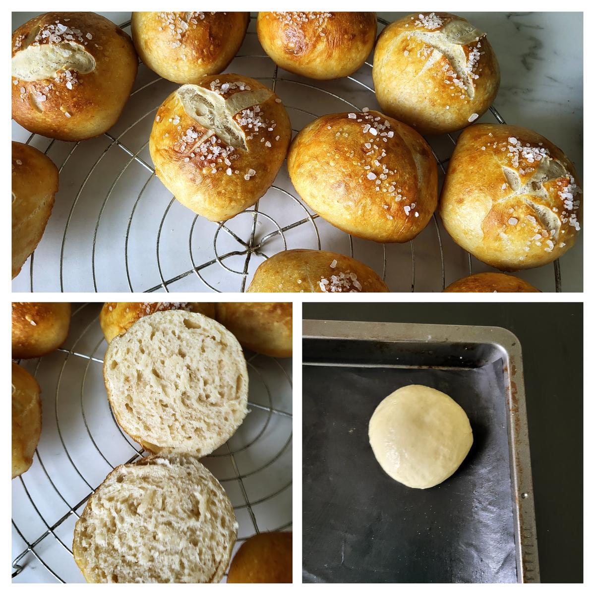 Laugenbrötchen aus reinem Sauerteig - Rezept - Bild Nr. 7