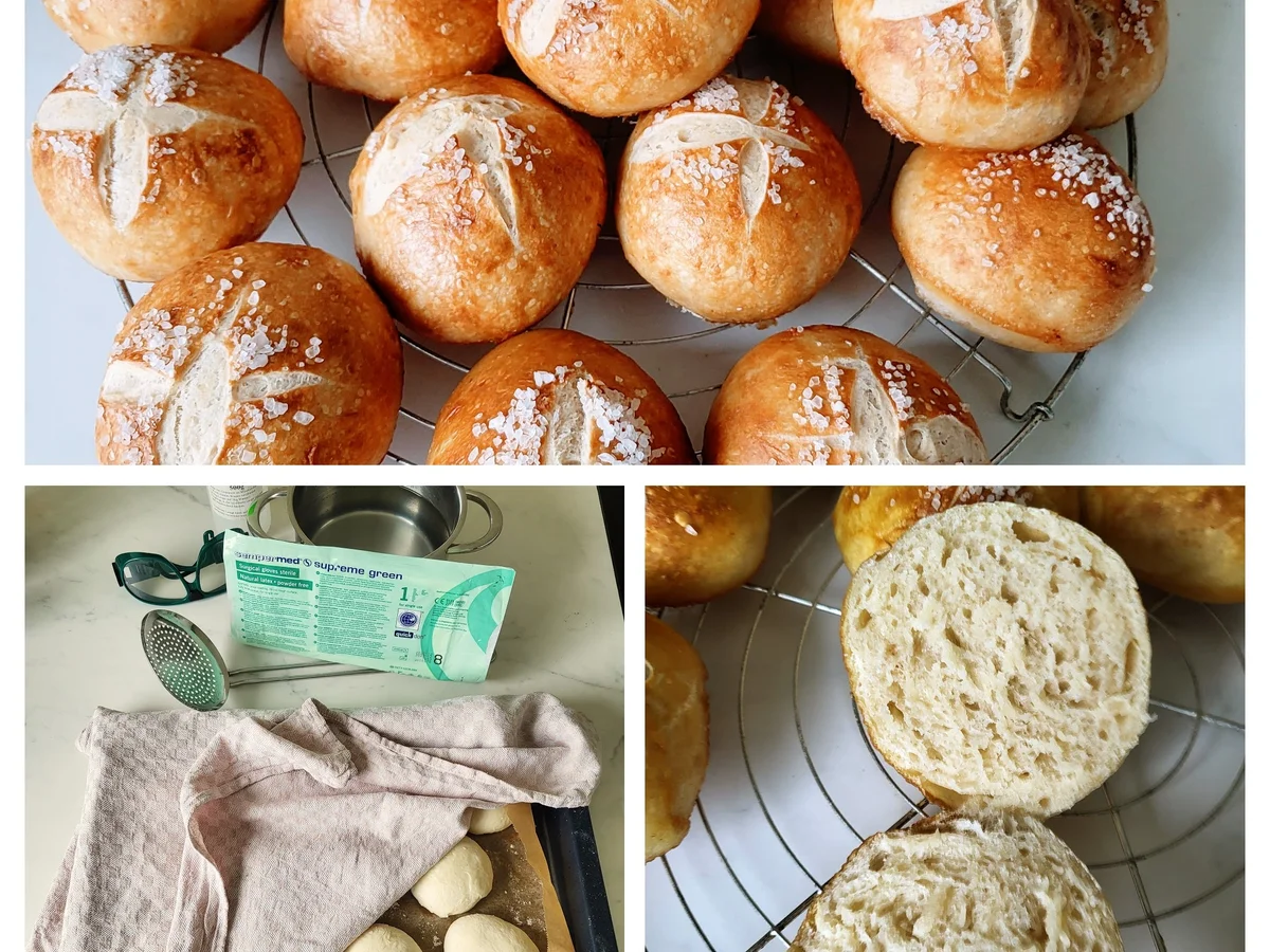 Laugenbrötchen aus reinem Sauerteig - Rezept - Bild Nr. 9