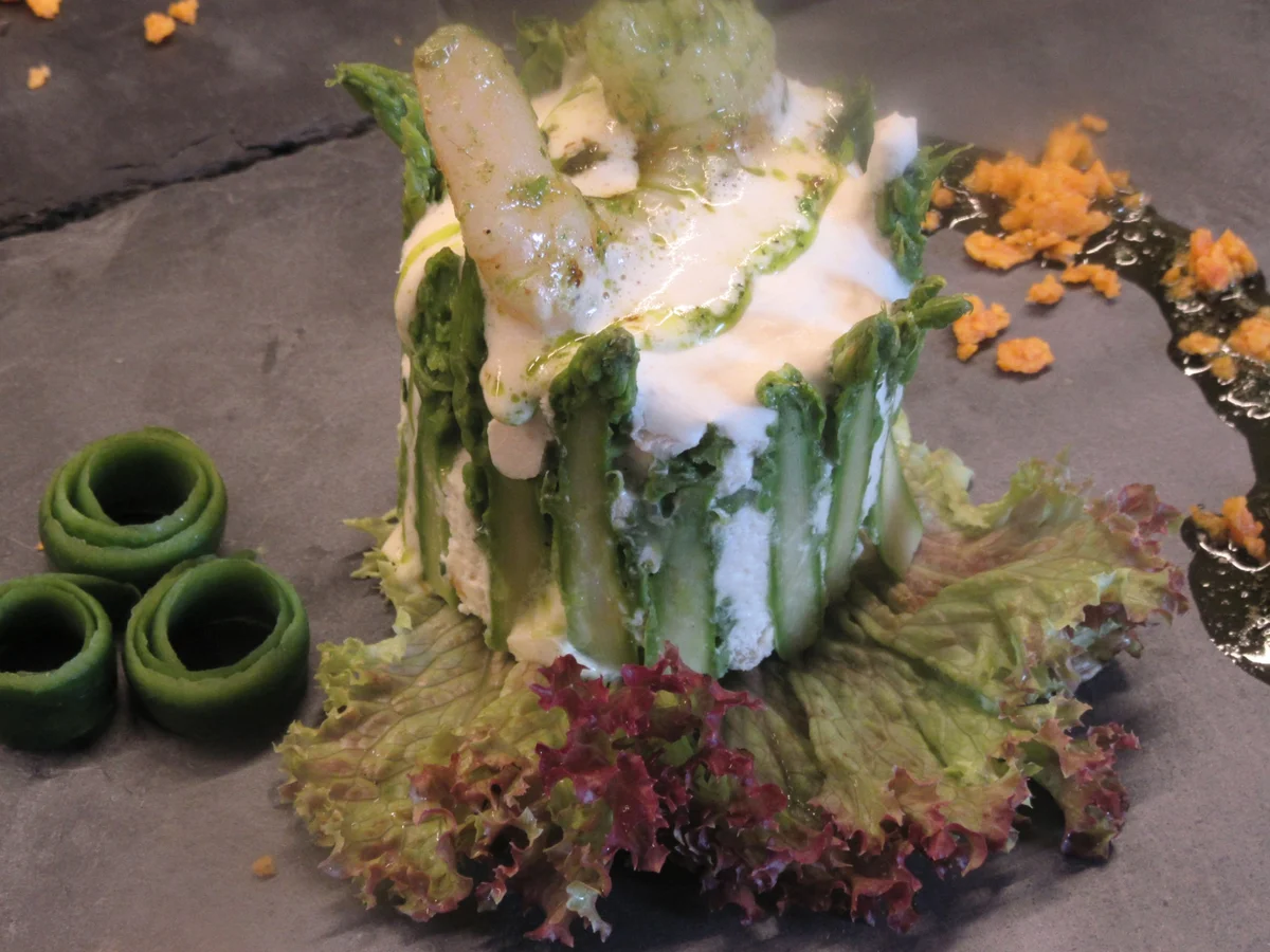 Vorspeise: Spargelmousse mit Garnele - Rezept - Bild Nr. 17076