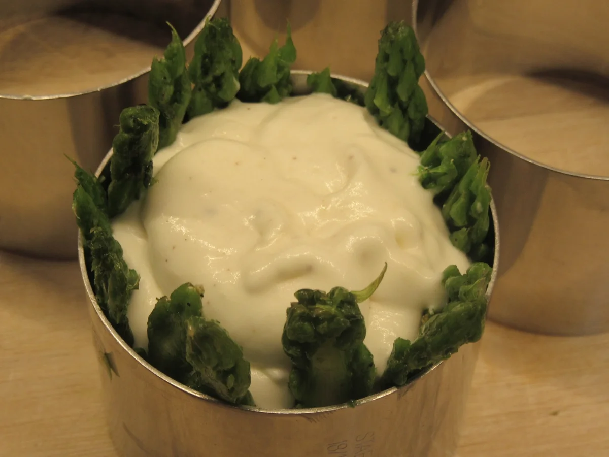 Vorspeisen: Spargelmousse mit Garnele - Rezept - Bild Nr. 17084