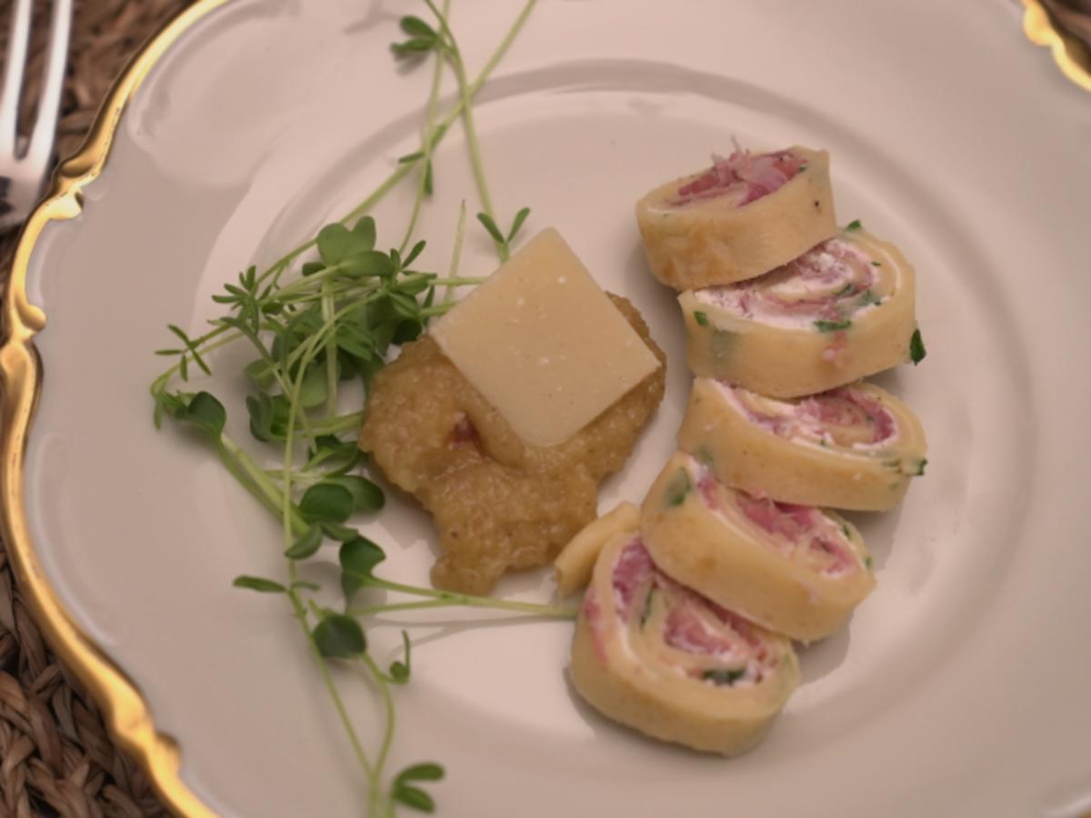 Flädle mal anders mit Walnuss-Pesto - Rezept - Bild Nr. 17063