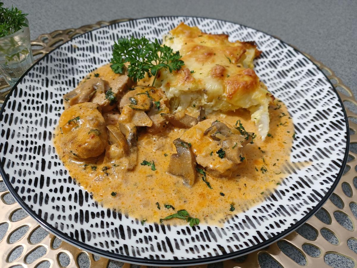 Schweinefilet in Sahnesoße - Rezept - Bild Nr. 17063