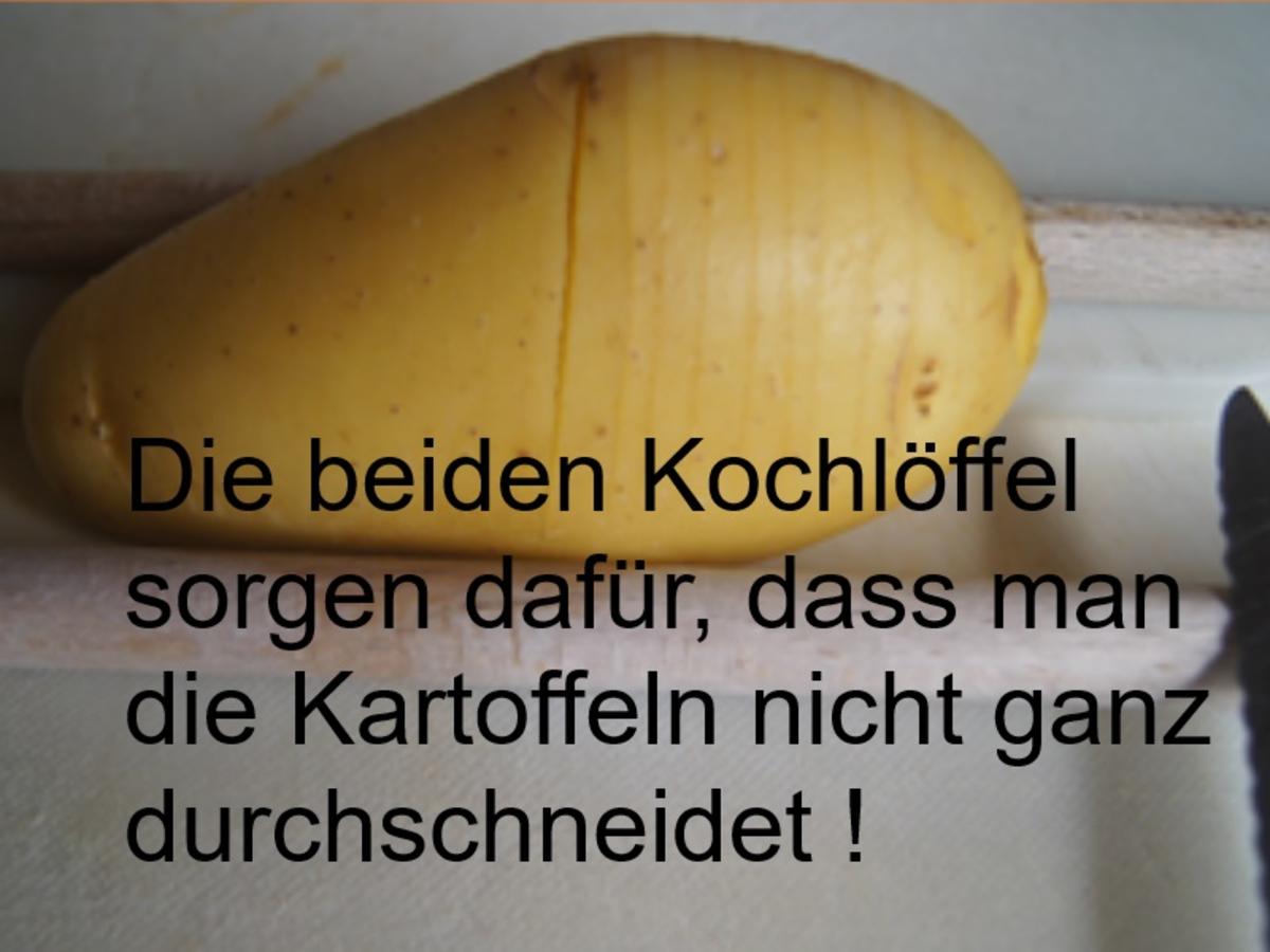Spargel mit Kerbel-Sauce und Hasselback-Kartoffeln - Rezept - Bild Nr. 17082