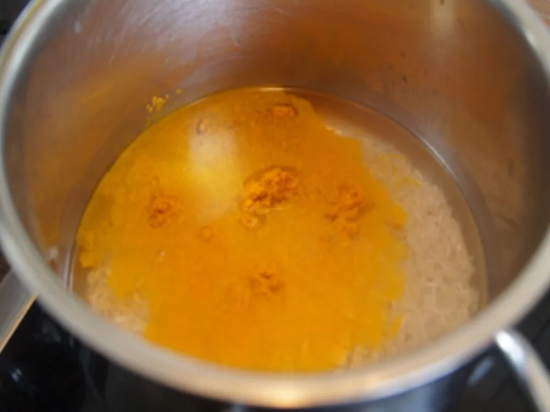 Rezept: Grünes Curry mit Hähnchen und Gemüse im Wok mit gelben Basmatireis Bild Nr. 23 Grünes Curry mit Hähnchen und Gemüse im Wok mit gelben Basmatireis - Rezept - Bild Nr. 23