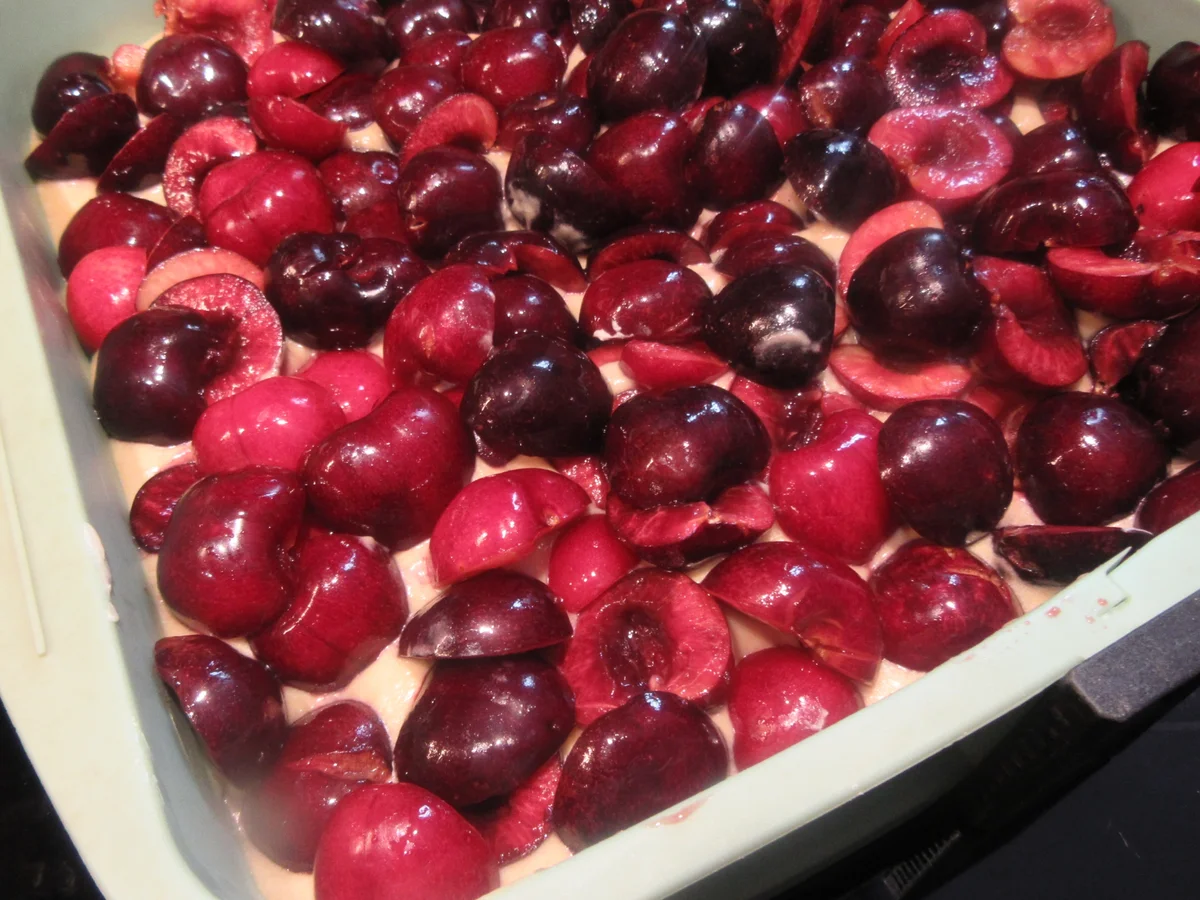 Rezept: Backen: Kirsch-Karamell-Schnitten Bild Nr. 17085 Backen: Kirsch-Karamell-Schnitten - Rezept - Bild Nr. 17085