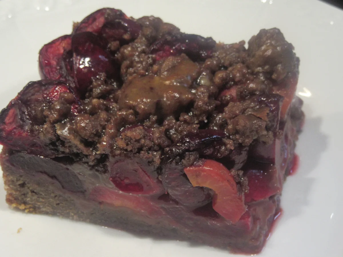 Backen: Schoko-Streusel-Kuchen mit Kirschen - Rezept - Bild Nr. 17082