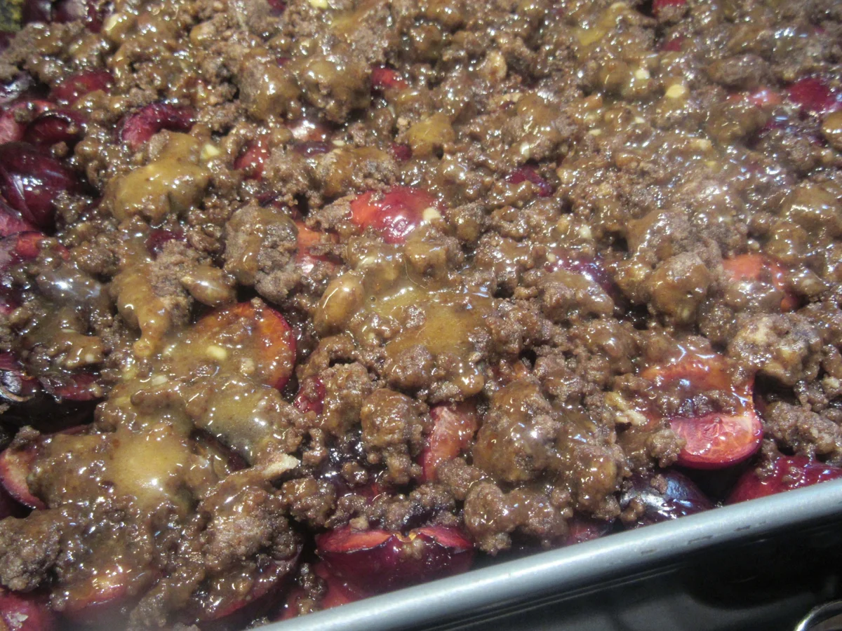 Backen: Schoko-Streusel-Kuchen mit Kirschen - Rezept - Bild Nr. 17088