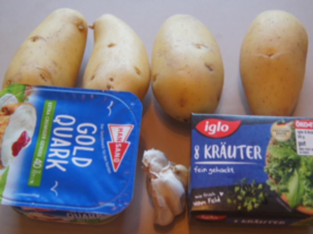 Backofenkartoffeln mit Knoblauch-Kräuter-Quark - Rezept - Bild Nr. 17083