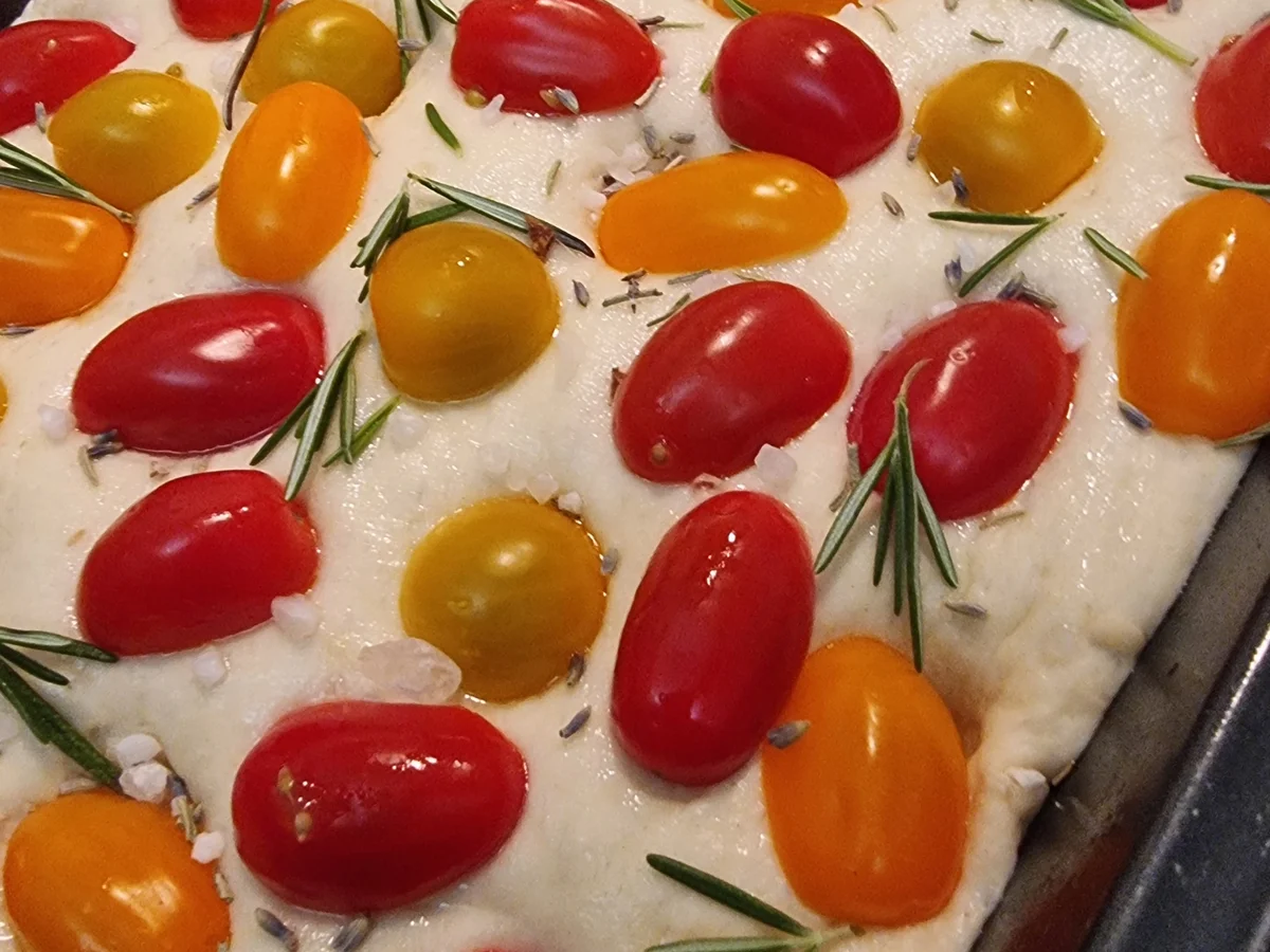 Rezept: Focaccia mit Tomaten Bild Nr. 17090 Focaccia mit Tomaten - Rezept - Bild Nr. 17090