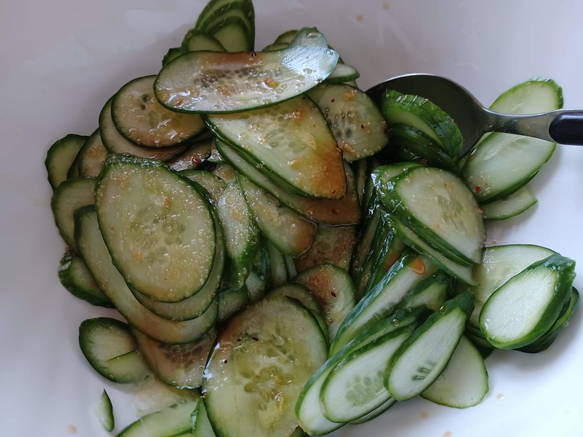 Gurkensalat für den Grillabend - Rezept - Bild Nr. 17095