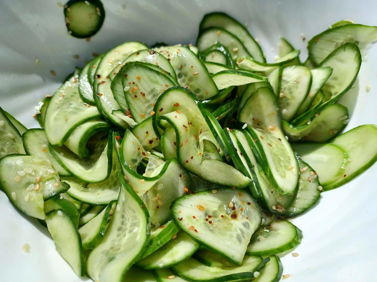 Gurkensalat für den Grillabend - Rezept - Bild Nr. 17097