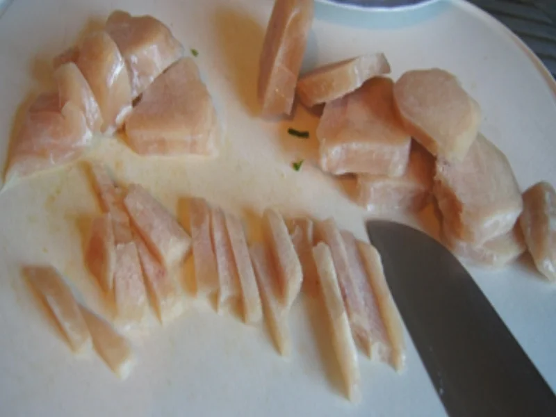 Hähnchenbrustfilet mit Sojabohnensprossen und gelben Basmatireis - Rezept - Bild Nr. 5