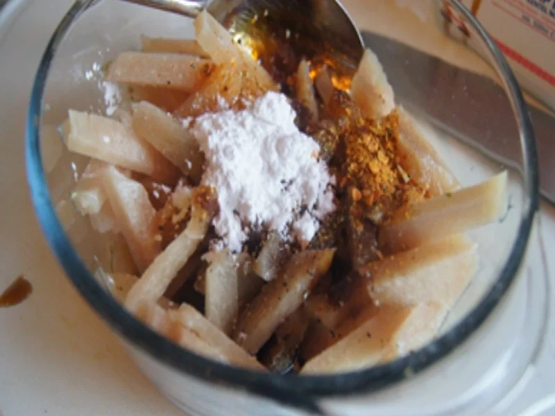 Hähnchenbrustfilet mit Sojabohnensprossen und gelben Basmatireis - Rezept - Bild Nr. 6