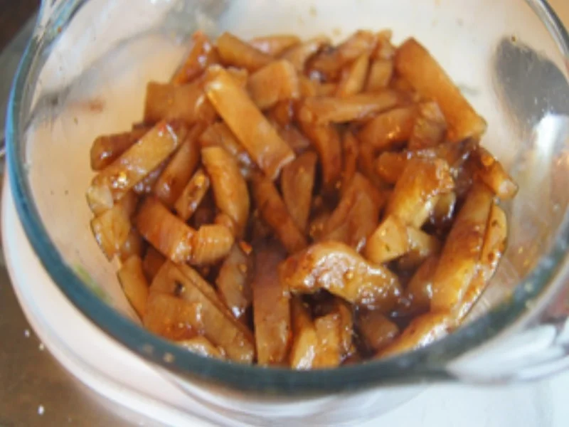 Hähnchenbrustfilet mit Sojabohnensprossen und gelben Basmatireis - Rezept - Bild Nr. 7