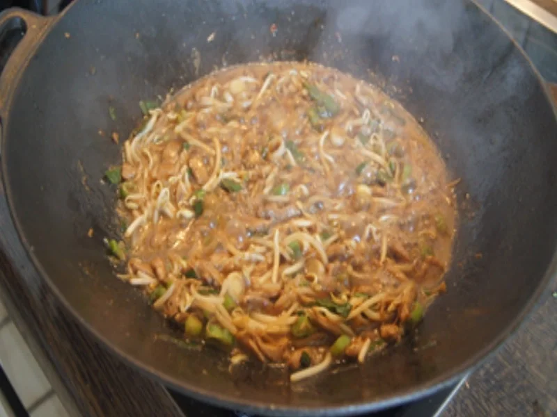 Hähnchenbrustfilet mit Sojabohnensprossen und gelben Basmatireis - Rezept - Bild Nr. 18