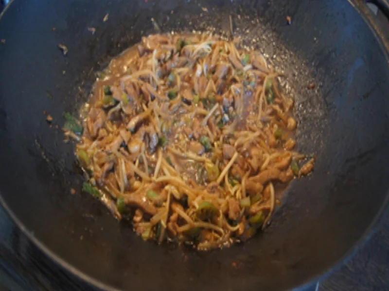 Hähnchenbrustfilet mit Sojabohnensprossen und gelben Basmatireis - Rezept - Bild Nr. 20