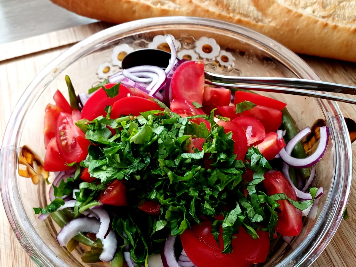 Tomaten-Bohnen-Salat - Rezept - Bild Nr. 17092
