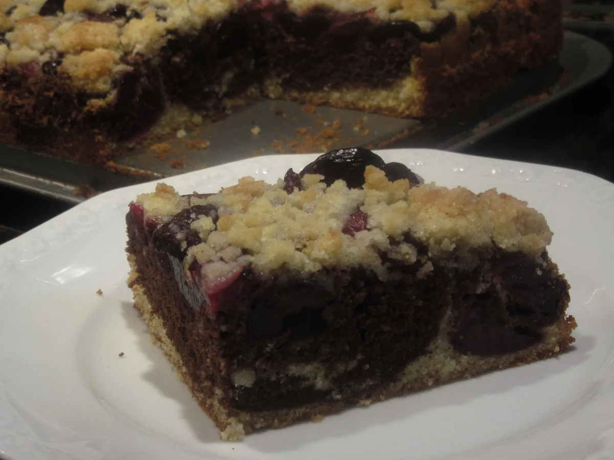 Rezept: Backen: Marmor-Kirsch-Streusel Bild Nr. 2 Backen: Marmor-Kirsch-Streusel - Rezept - Bild Nr. 2