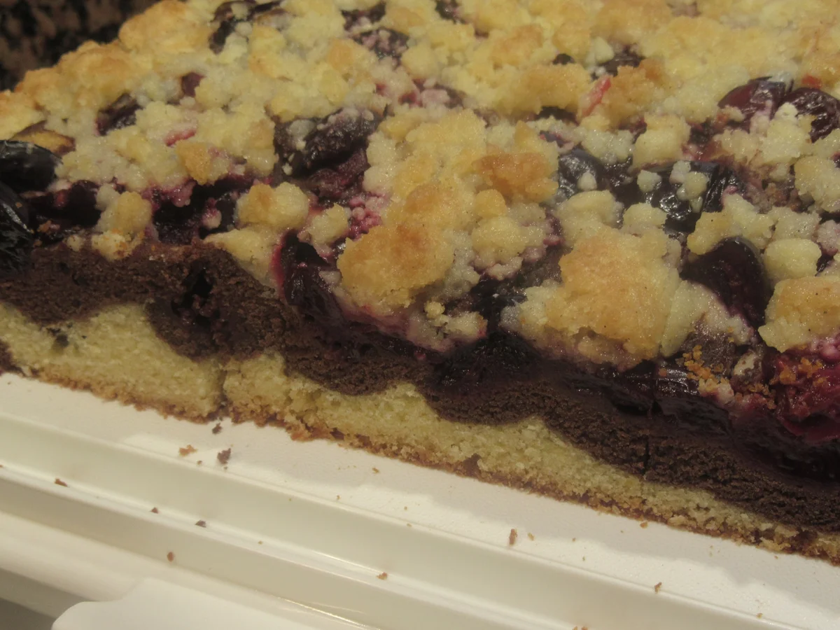 Rezept: Backen: Marmor-Kirsch-Streusel Bild Nr. 3 Backen: Marmor-Kirsch-Streusel - Rezept - Bild Nr. 3